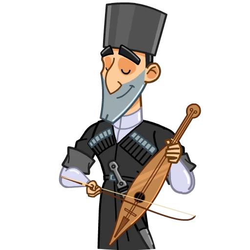 🎵 Стикер «Кавказ» для Telegram