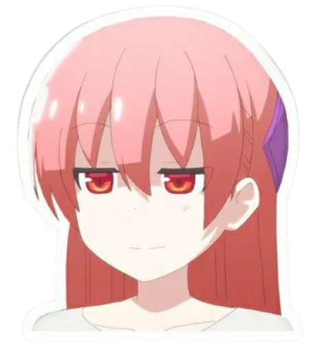 😐 Стикер «Tonikaku kawaii» для Telegram