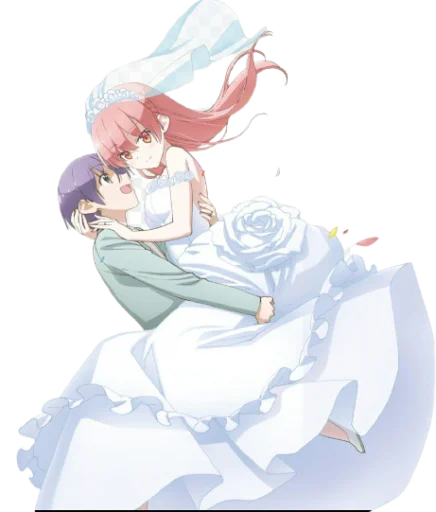 ❤️ Стикер «Tonikaku kawaii» для Telegram