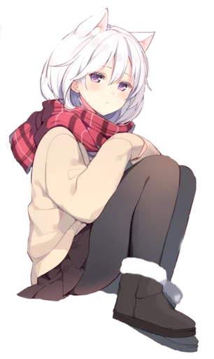 👀 Стикер «Kawaii» для Telegram
