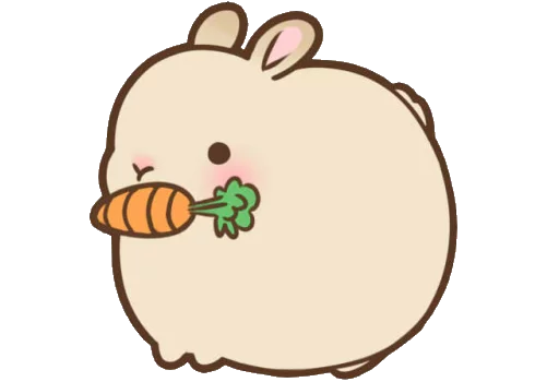 🐇 Стикер «Kawaii animals» для Telegram