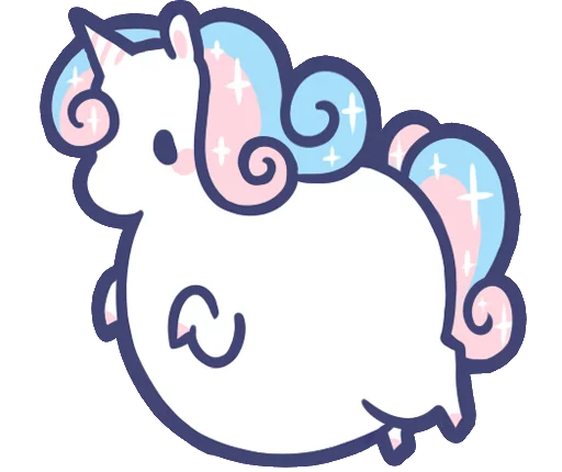 🐴 Стикер «Kawaii animals» для Telegram