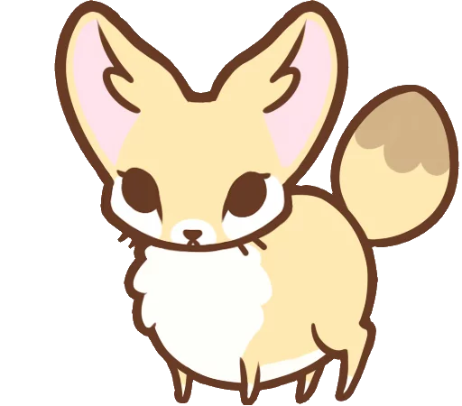 🐯 Стикер «Kawaii animals» для Telegram