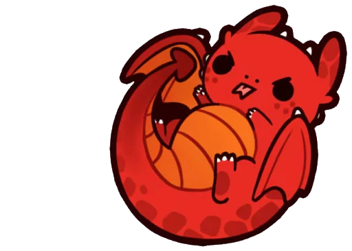🐉 Стикер «Kawaii animals» для Telegram