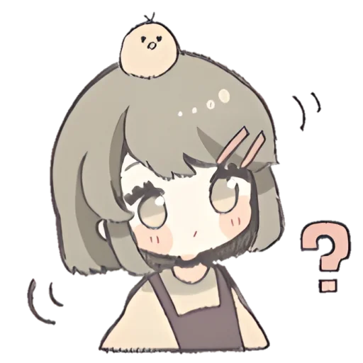 ❓ Стикер «୨ . kawai->「 」༊» для Telegram