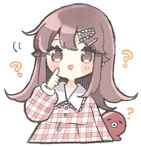 ❓ Стикер «୨ . kawai->「 」༊» для Telegram