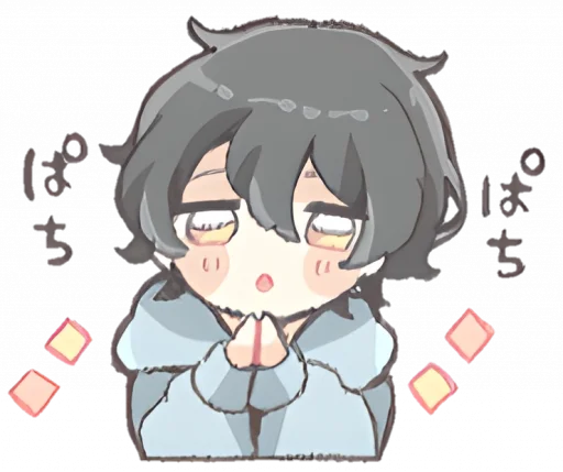 🥺 Стикер «୨ . kawai->「 」༊» для Telegram