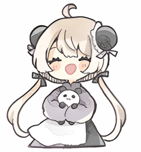 Стикерпак ୨ . kawai->「 」༊ для Telegram