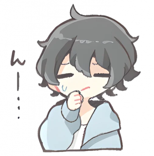 😐 Стикер «୨ . kawai->「 」༊» для Telegram