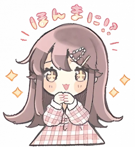 🥺 Стикер «୨ . kawai->「 」༊» для Telegram