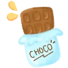 🍫 Эмодзи «kawaii crayon» для Telegram