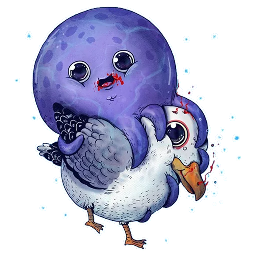 🐙 Стикер «Kawaii Death» для Telegram