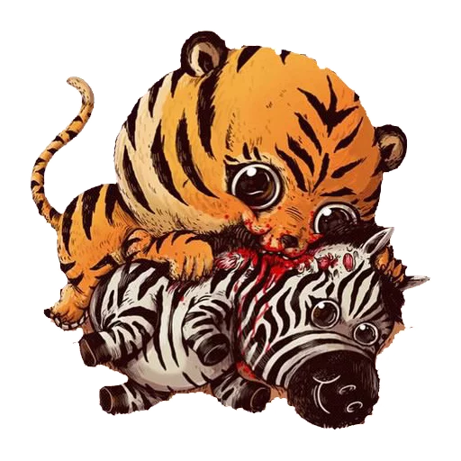 🐅 Стикер «Kawaii Death» для Telegram