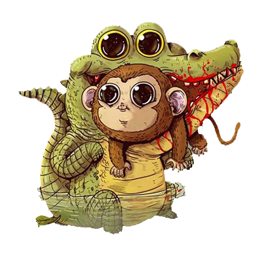 🐊 Стикер «Kawaii Death» для Telegram