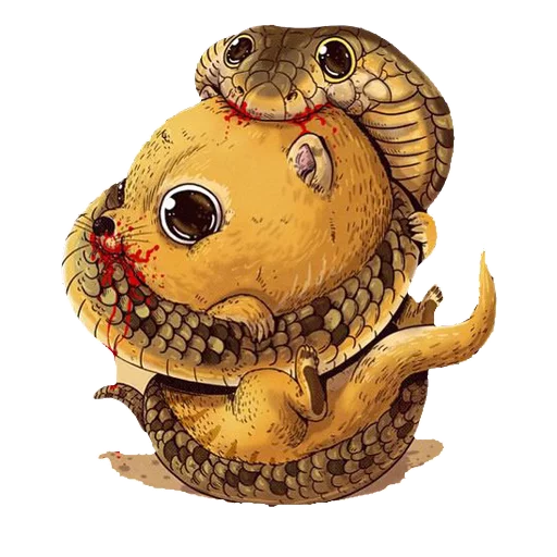 🐍 Стикер «Kawaii Death» для Telegram