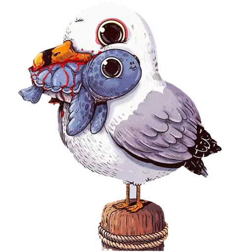 🐦 Стикер «Kawaii Death» для Telegram