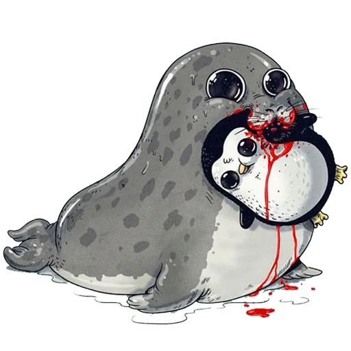 🐧 Стикер «Kawaii Death» для Telegram