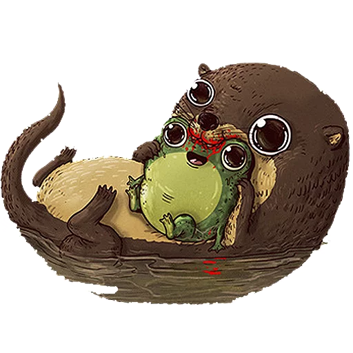 🐸 Стикер «Kawaii Death» для Telegram