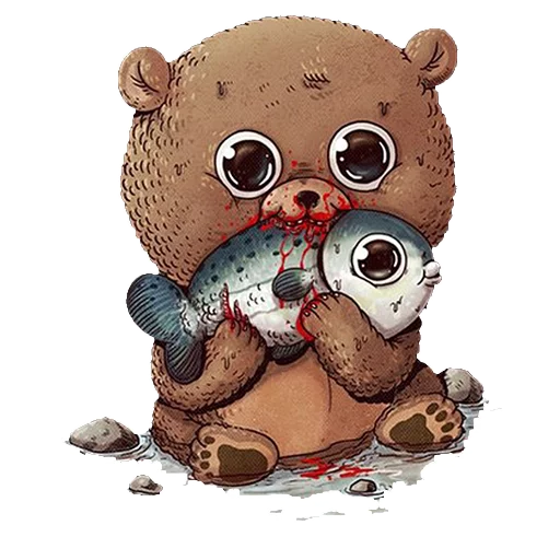 🐻 Стикер «Kawaii Death» для Telegram