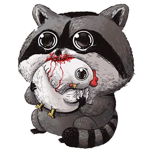🐔 Стикер «Kawaii Death» для Telegram
