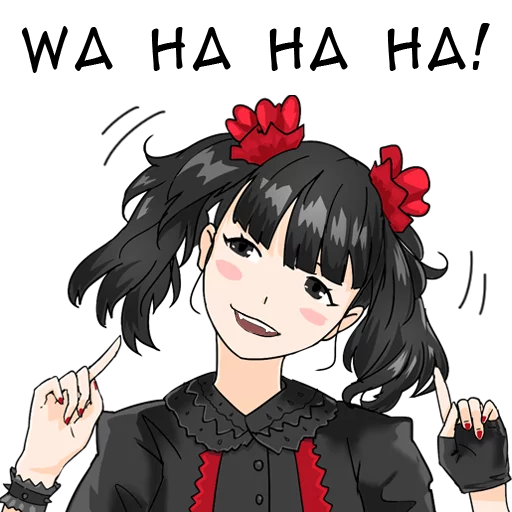 😈 Стикер «kawaiimetal» для Telegram