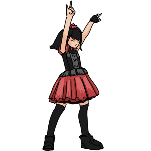 👻 Стикер «kawaiimetal» для Telegram