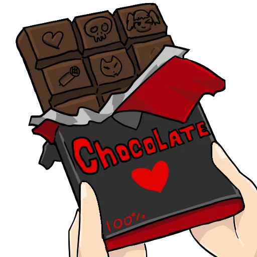 🍫 Стикер «kawaiimetal» для Telegram