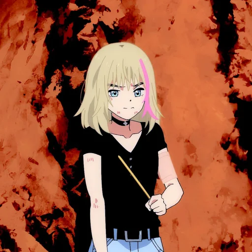 ☁️ Стикер «Kawai rika» для Telegram