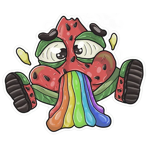 🤮 Стикер «Kawoon» для Telegram