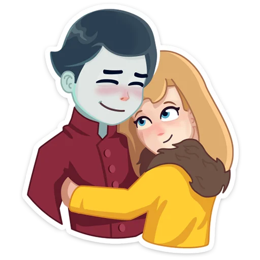 Стикерпак KayAndGerda_AFilinkov для Telegram