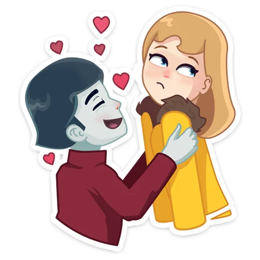 💏 Стикер «KayAndGerda_AFilinkov» для Telegram