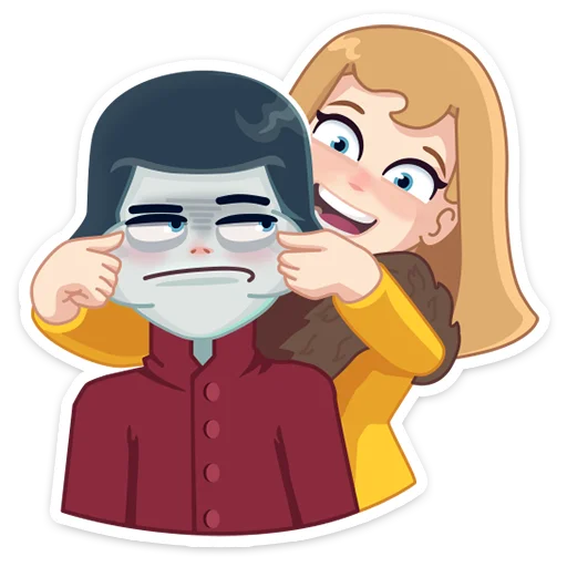 😐 Стикер «KayAndGerda_AFilinkov» для Telegram