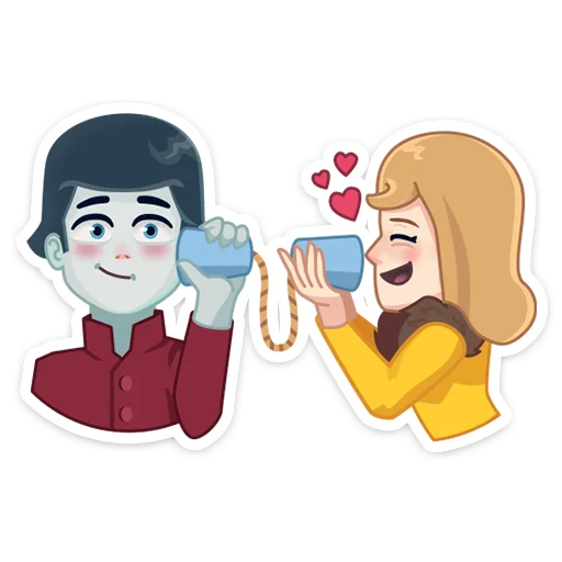 🥰 Стикер «KayAndGerda_AFilinkov» для Telegram