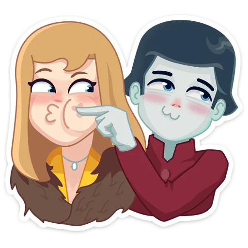 😗 Стикер «KayAndGerda_AFilinkov» для Telegram
