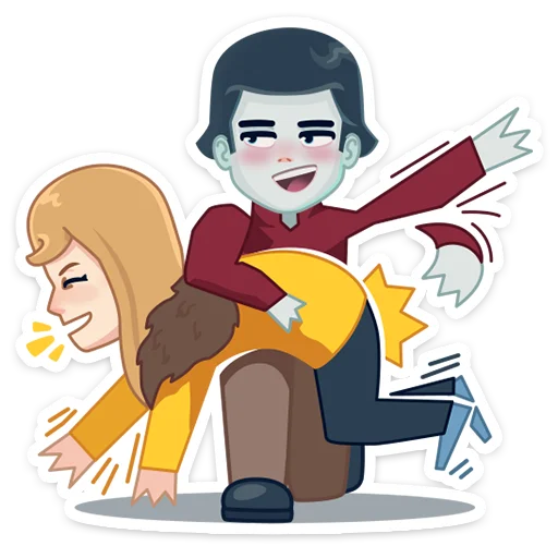 😡 Стикер «KayAndGerda_AFilinkov» для Telegram