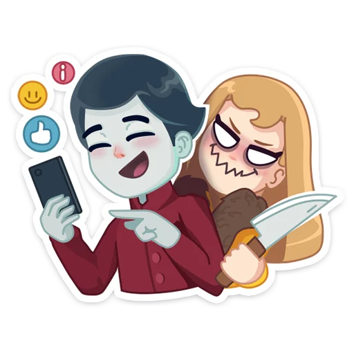 😄 Стикер «KayAndGerda_AFilinkov» для Telegram