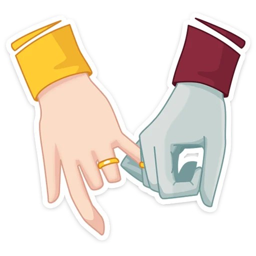 👫 Стикер «KayAndGerda_AFilinkov» для Telegram