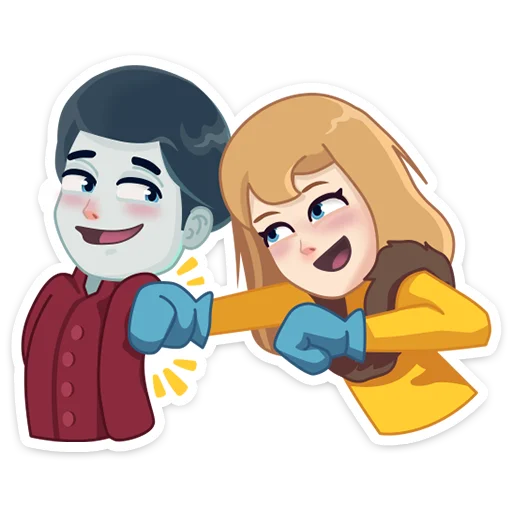 🥊 Стикер «KayAndGerda_AFilinkov» для Telegram