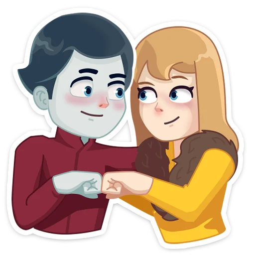 👌 Стикер «KayAndGerda_AFilinkov» для Telegram