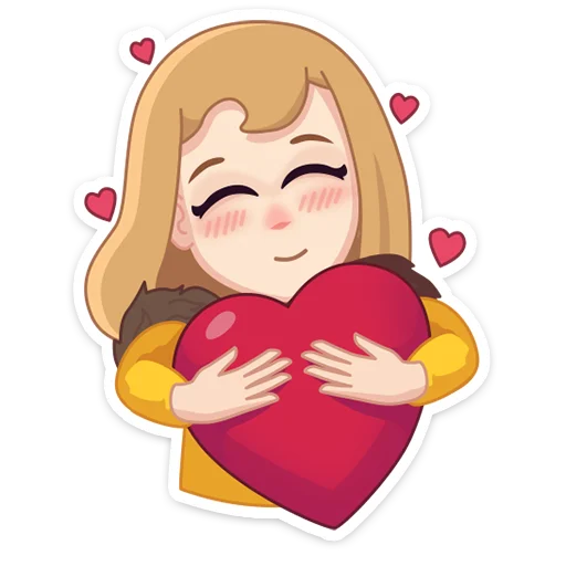 ❤️ Стикер «KayAndGerda_AFilinkov» для Telegram