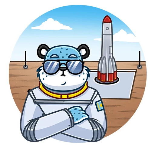😎 Стикер «Казахстан» для Telegram