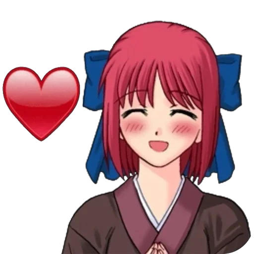 ❤ Стикер «Tsukihime Melty Blood» для Telegram