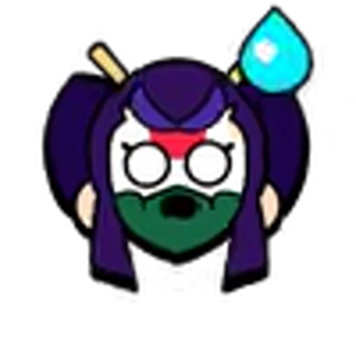 😰 Эмодзи «Brawl Stars Kaze Pins» для Telegram