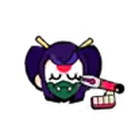 😶 Эмодзи «Brawl Stars Kaze Pins» для Telegram