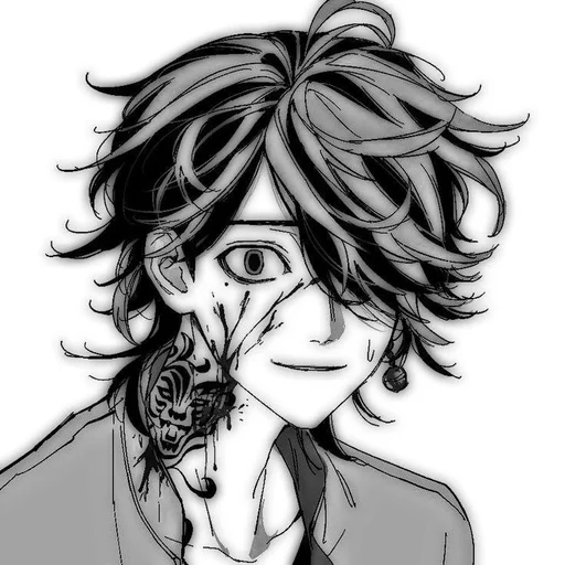 🍃 Стикер «Kazutora Hanemiya» для Telegram