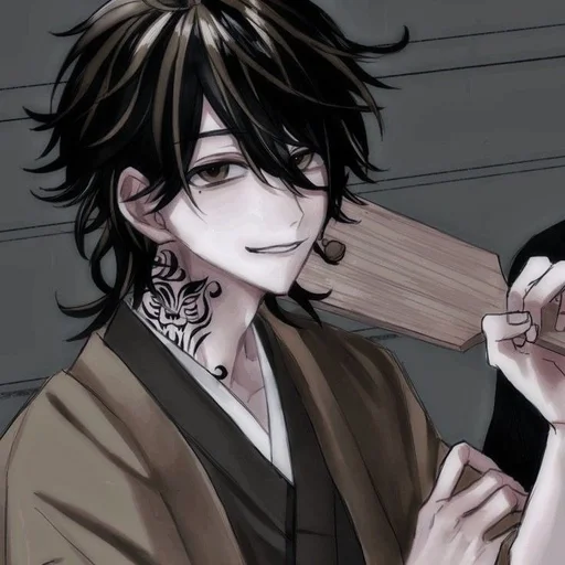 🍃 Стикер «Kazutora Hanemiya» для Telegram