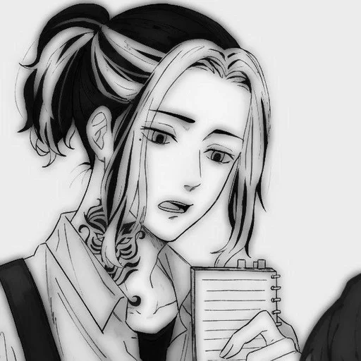 🍃 Стикер «Kazutora Hanemiya» для Telegram