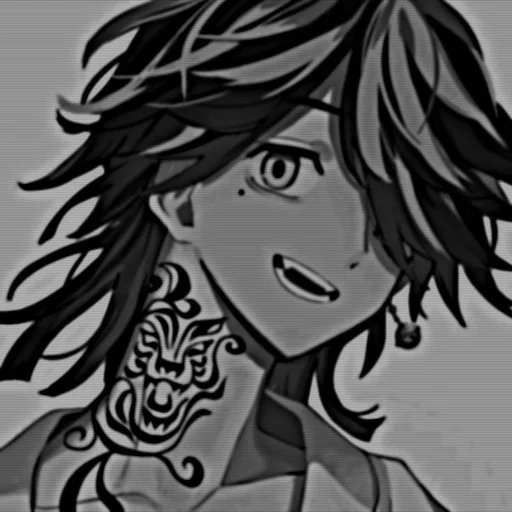 🍃 Стикер «Kazutora Hanemiya» для Telegram