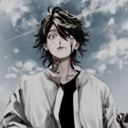 🍃 Стикер «Kazutora Hanemiya» для Telegram