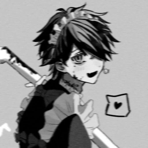 🍃 Стикер «Kazutora Hanemiya» для Telegram